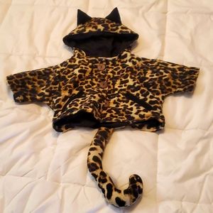 Leopard Lightweight Crop Coat